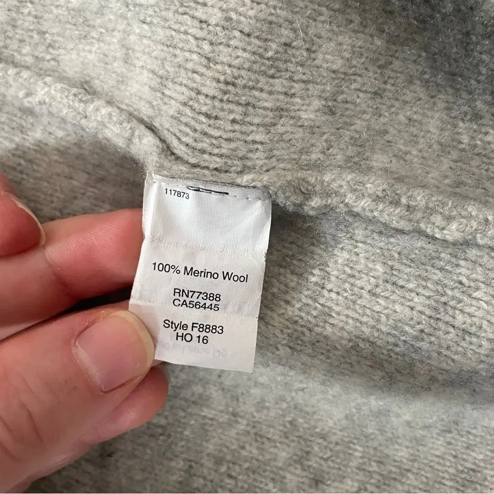 Madewell Rivington Merino Wool Sweater Coat XS